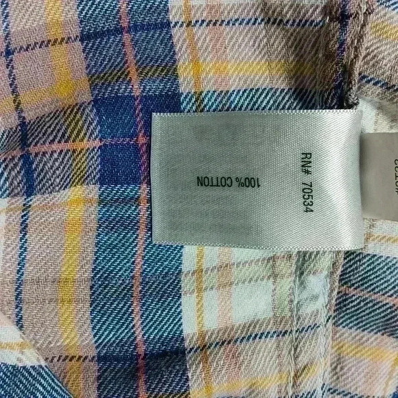 Orvis button up. 💯 cotton. Ladies  Size L - Picture 5 of 6